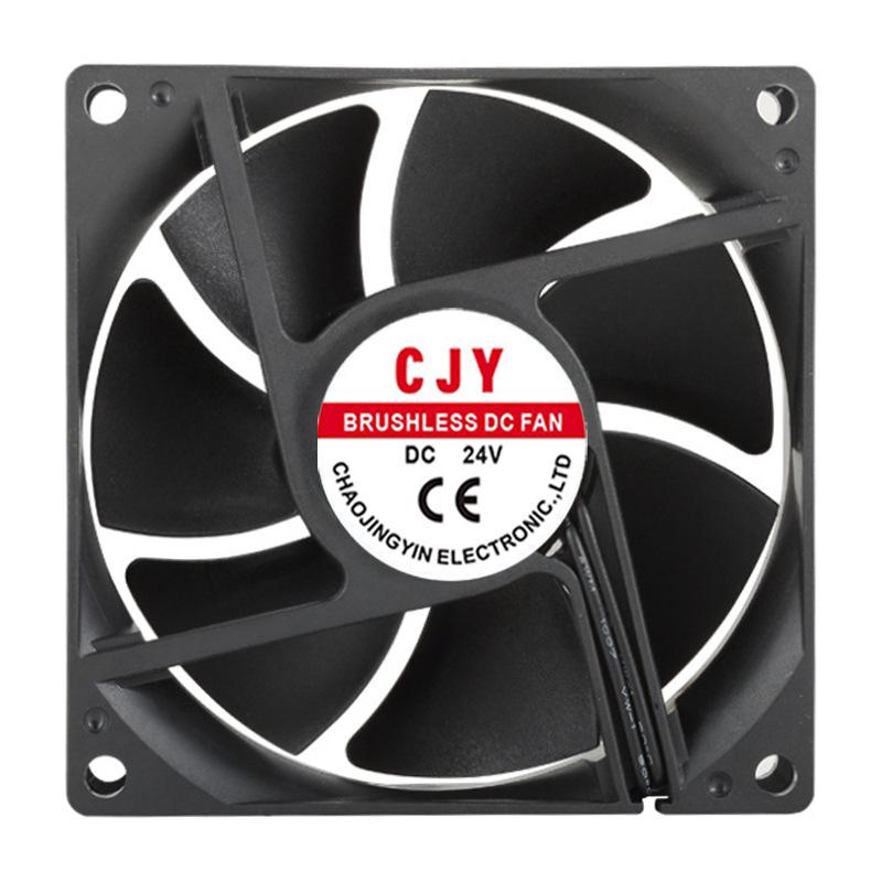 DC8025 Multi-Voltage Cooling Fan: 5V/12V/24V for Computer Cases & Mosquito Control