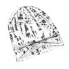 2D Flat Printing Colorful Lines Retro Style Urban Inspired Adult Beanie Fits Well with Layered Looks Morning Coffee Walks Or Creative Spaces with Arti