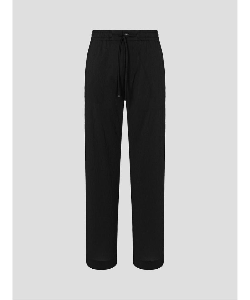 Binpolmen Summer Texture Comfort Fit Slacks Black