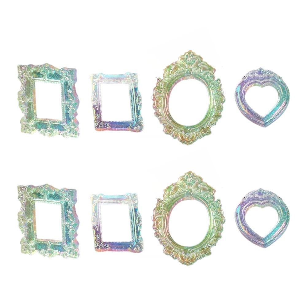Creative Resin DIY Shadow Box Frame Gold DIY Mini Photo Frames Memory Display Frames Home Decor