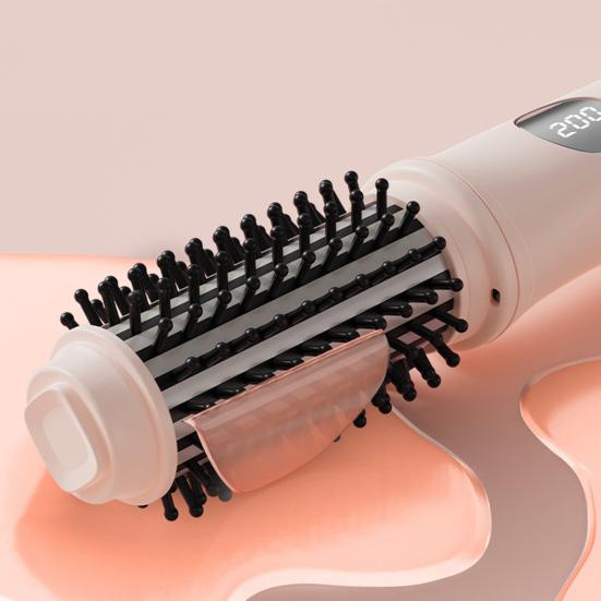 Perie Ondulator de Păr Fără Fir 3-în-1 Încălzire Rapidă Perie Termică Reîncărcabilă de Călătorie Perie Rotundă Încălzită Electrică Baghetă Ondulator de Păr Instrumente de Coafat