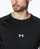 UA Heatgear Comfort Fitted Kurzarm-Crew-Shirt Schwarz XL [Under Armour] / /