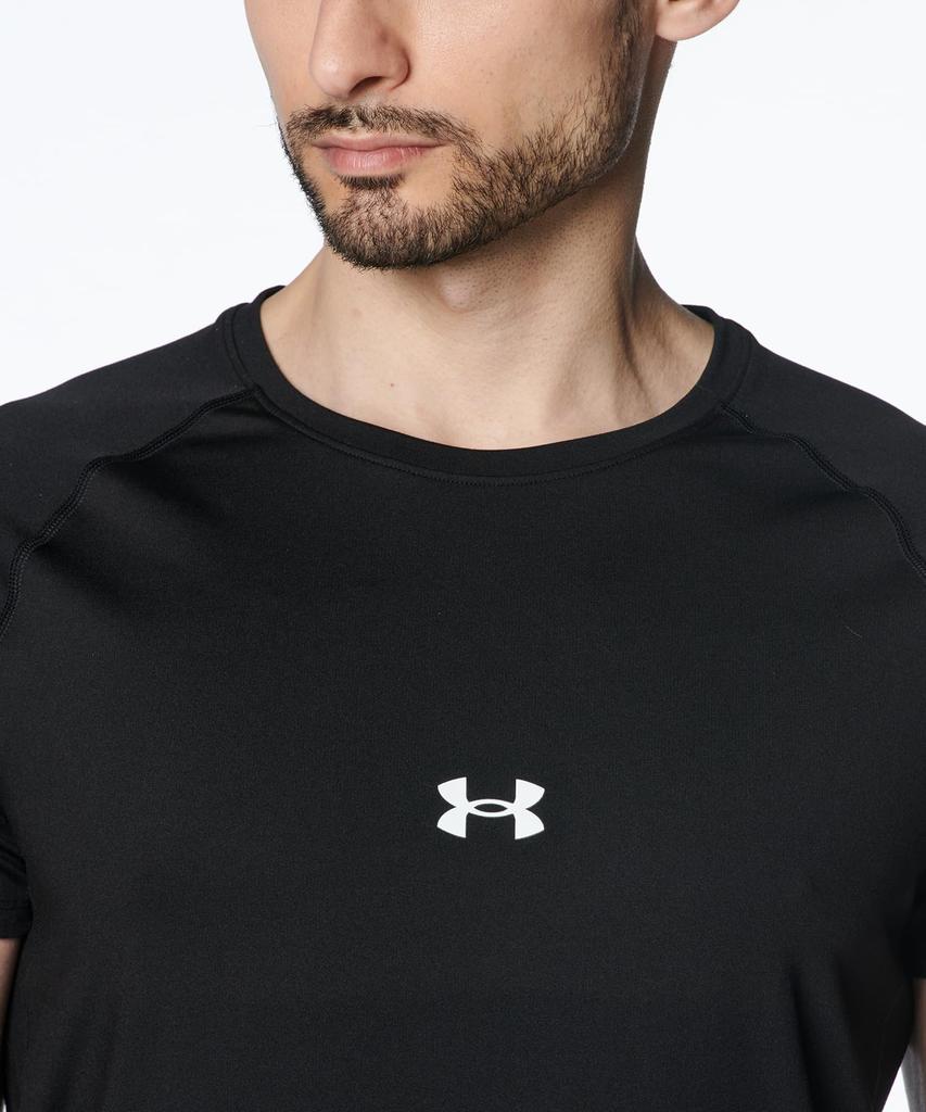 UA Heatgear Comfort Fitted Kurzarm-Crew-Shirt Schwarz XL [Under Armour] / /