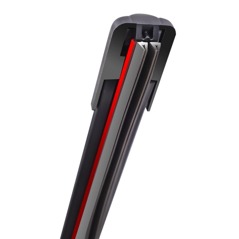 J/U Typ Rozhraní Univerzální Nová Generace 1ks J-typ Stěrač 30cm-70cm Lišta Stěrače Multifunkční Dvojitý Gumový Pás Stěrače na Auto