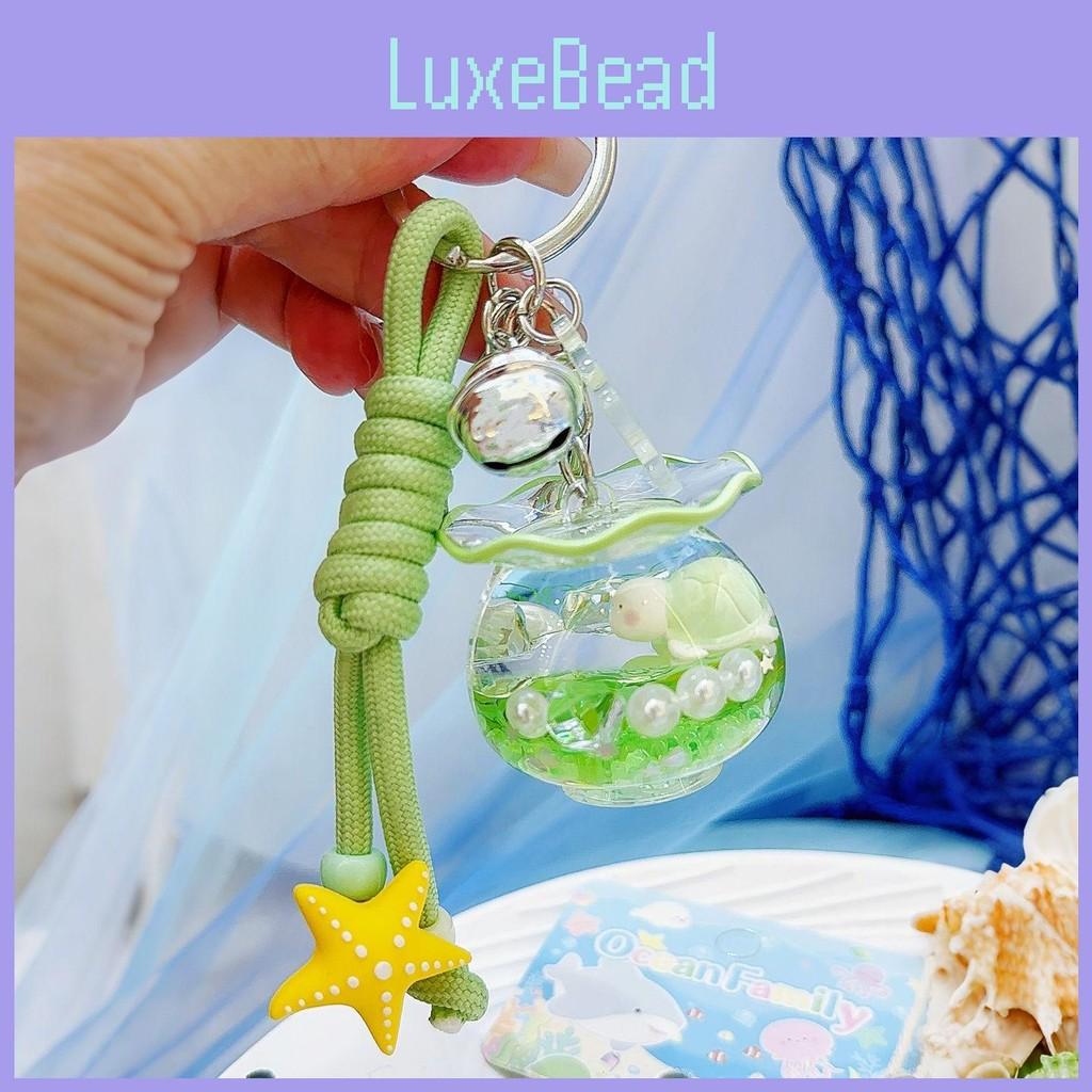 Tank Fish Ocean Keyring With Seals Turtles Seahorses Design For Lovers Aquarium