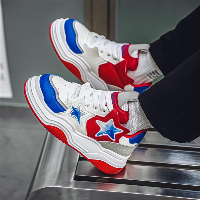 2024 Latest Men's Leather Casual Sports Board Shoes Fashionable, Versatile, Comfortable, Wear Resistant, Anti Slip Sports Shoes