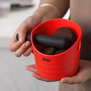 Coffee Knock Box Espresso Grounds Container Anti Slip Espresso Dump Bin Grind Beveled Barista Goods Cafe Bar Accessories