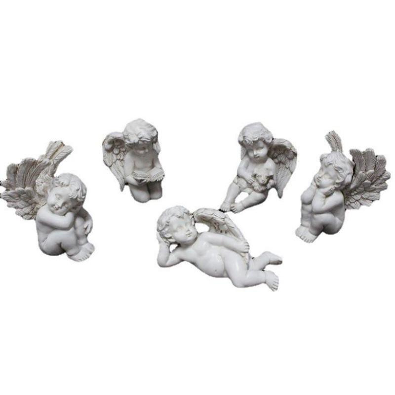 

5 шт./компл. Новый Ангел Плагин Сад Маленькая Девочка Цветок Вставка Украшения Микро Ландшафтный Сад Статуэтка Украшение A