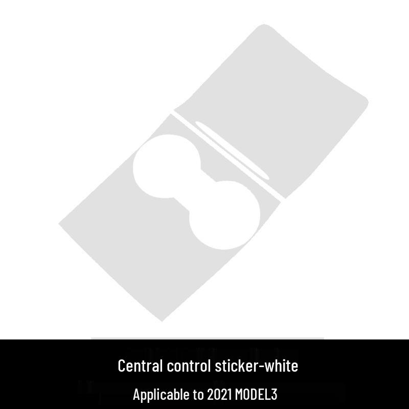 Tesla Model 3/Y Console Panel Sticker Wrap - Refresh Design
