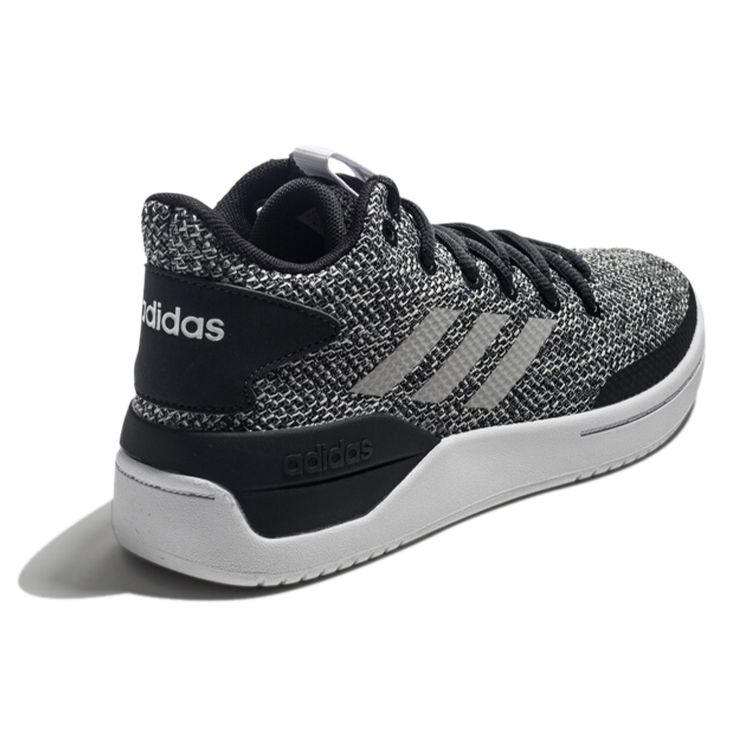 Adidas Neo Bball 80s Fabric Classic Casual Durable Low Top Retro Basketball Shoes Women sneaker Black White Gray F33802