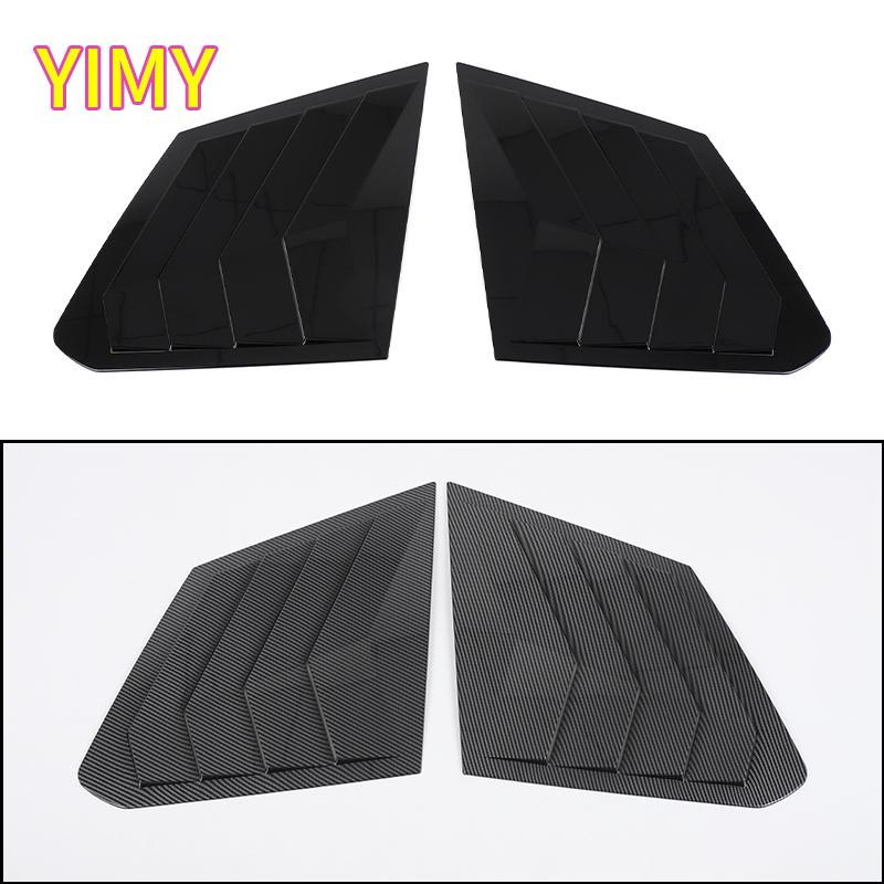 2x ABS Plastic Rear Side Window Louver Air Vents Cover Spoiler Car Side Window Decoration Cover Suitable for BMW X3 G45 2024+