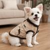 Fashion Warm Dog Winter Waistcoat Sleeveless Comfortable Thicken Dog Coat Wind Breaker Dog Vest Jacket For Cold Weather