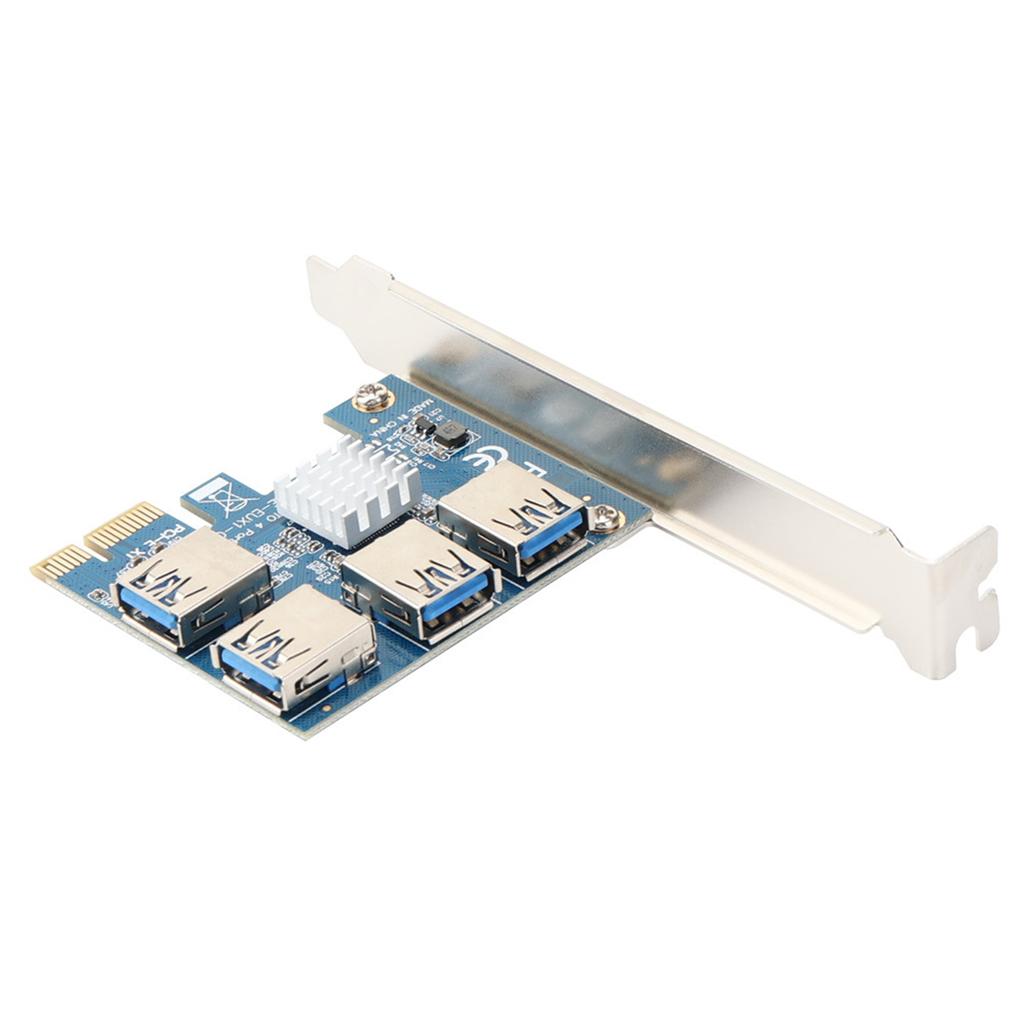 Pci External Adapter Buy 1 to 4 PCIE Splitter External USB 3.0 Adapter Port Converter PCI ...