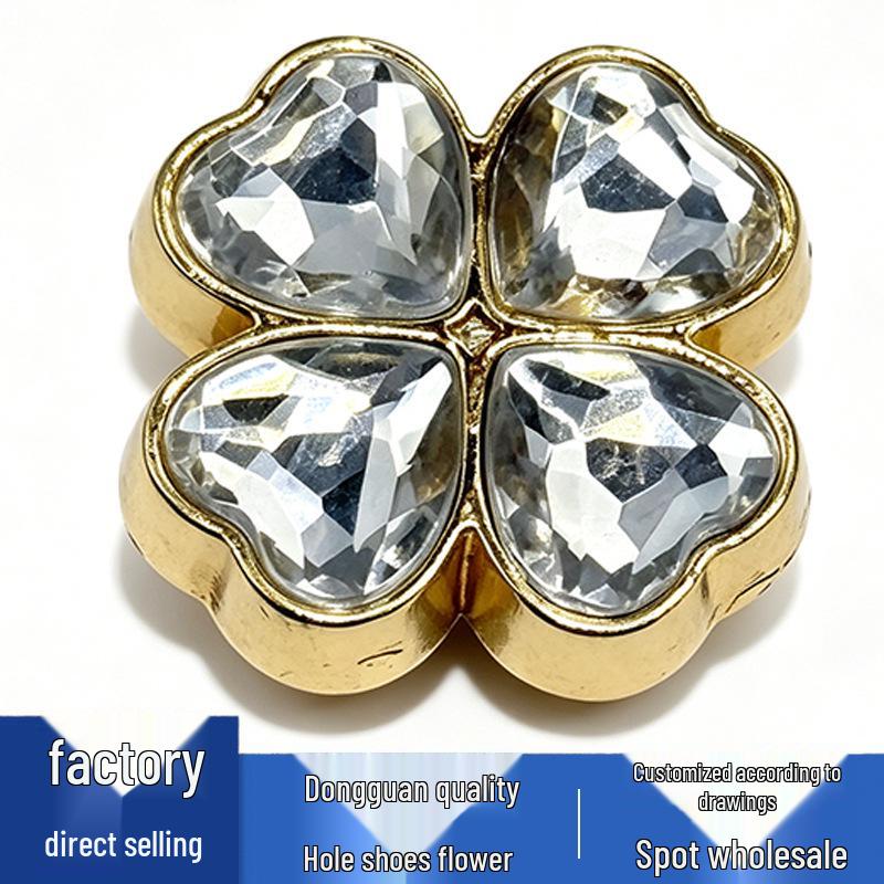 Metal Flower Series Cute Cartoon Shoe Charms for Crocs