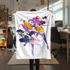 1pz Coperta in Flanella con Stampa Kpop Demon Hunters, Alta Qualità, Per Tutte le Stagioni, Decorazione per la Casa, Calore e Comfort, Perfetta per Regali di Natale