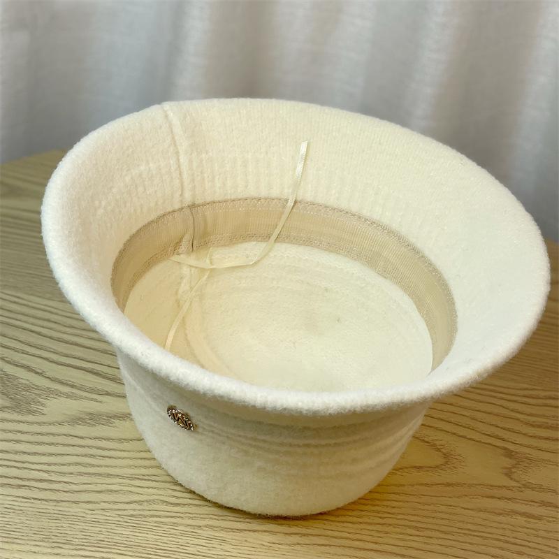 Hat Women Autumn and Winter Warm Knitted Bucket Hat Fashion Bucket Hat Basin Hat