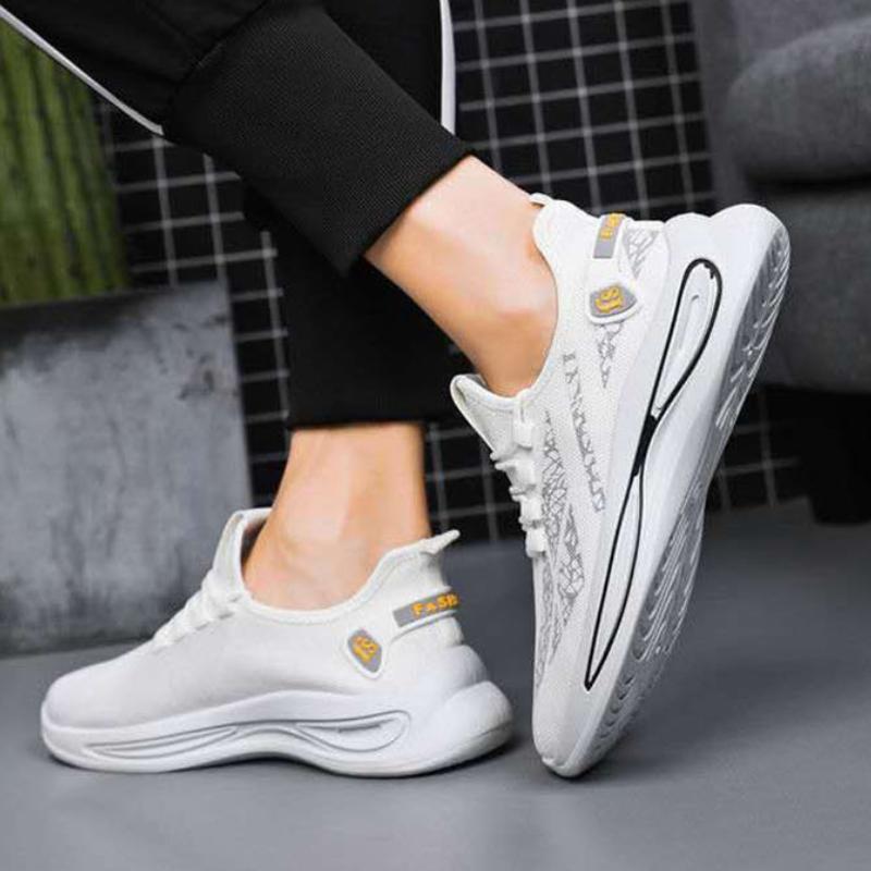 Summer New Men's Single Sneakers Casual Breathable Lightweight Running Sports Shoes