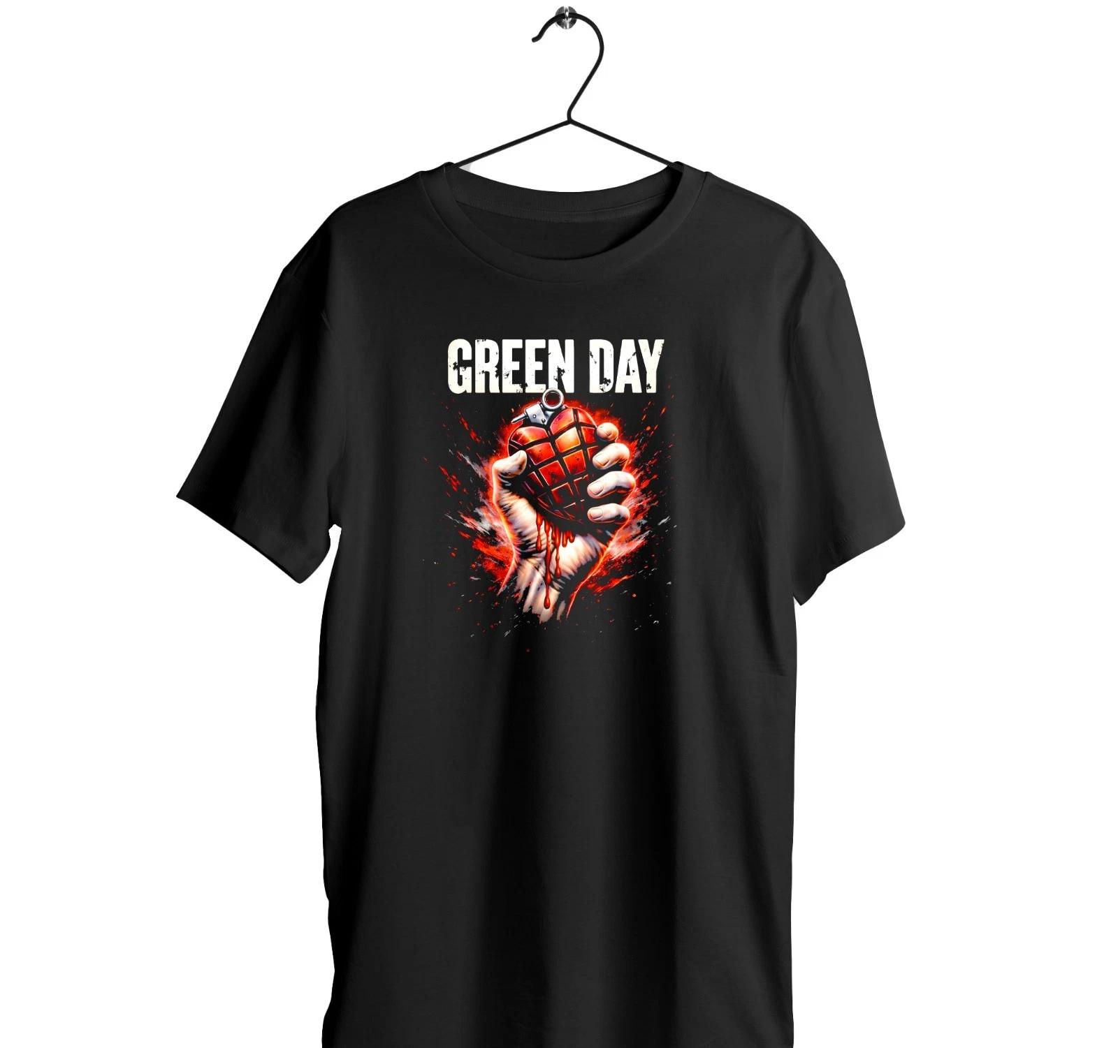 Green D black T-Shirt Polyester - Punk Rock - Punk Pop - Power pop festival tee 3XL