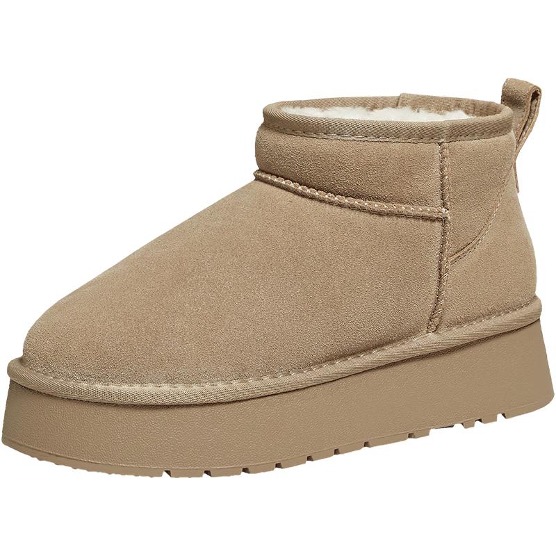 BESTUD Women s Casual Winter Ankle Boots 38