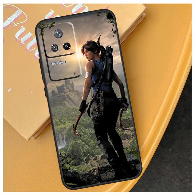 Lara Croft Tomb Raider Case For Xiaomi 14T 13T Pro 11T 12T 13 14 15 Ultra POCO X6 Pro X3 X5 F5 F6 M6 X7 Pro Cover