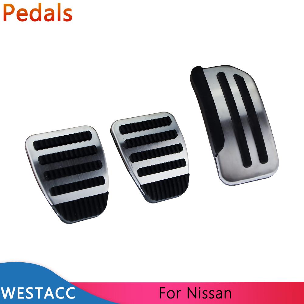 Autopedale Pedalabdeckung für Nissan Note 2014– Tiida März 2011–2015 Sentra VII 2012–2017 Juke Leaf 2011–2018 Altima