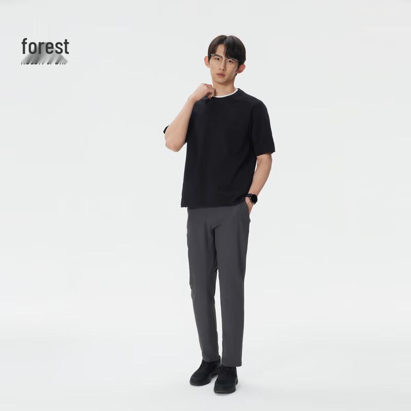 KOLON SPORT Men's Integrated Knit Crew Neck T-Shirt