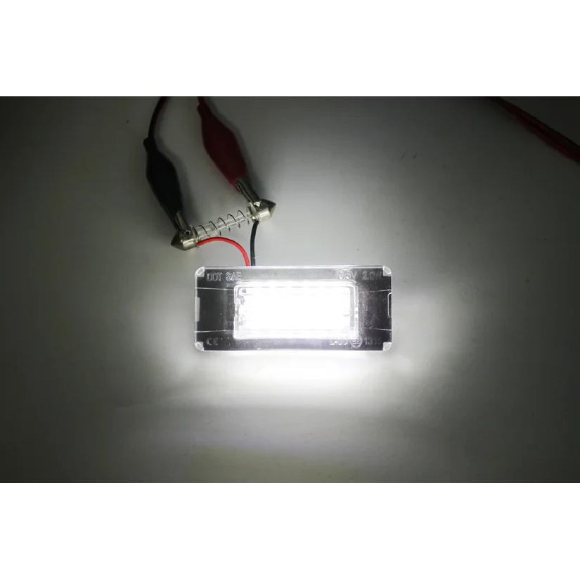 For Mini Cooper R56 R57 R58 R59 R50 R52 R53 LED License Plate Light 2PCS White Car Number Lamp Error Free OEM#:51132756227