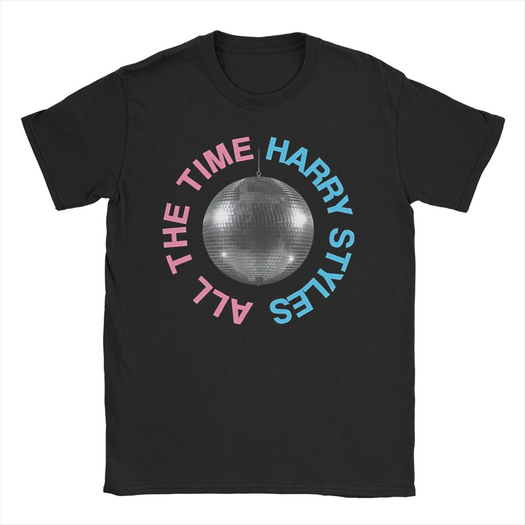 Kiss All The Time Harrys Tour TShirts Unisex Women Styles Hipster Pure Cotton Tee Shirt Crewneck Short Sleeve T Shirt 6XL Clothes
