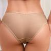 Women's Cotton Briefs Comfortable and Breathable Ribbed Hip-lifting Briefs Fashionable Cotton Underwear for Young Girls.