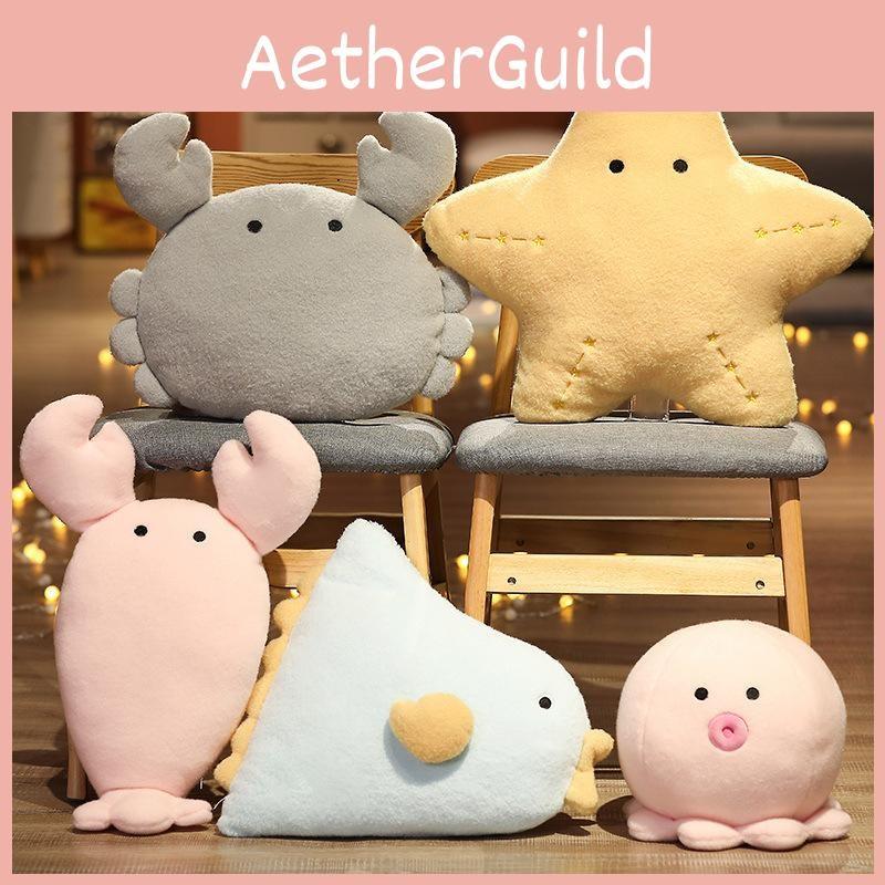 Octopus Crab Star Animal Plush Marine Organism Children Birthday Gifts Doll