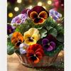 5D Diamond Painting, Flower Animal Sticker Diamond Cross Stitch Decorative Painting
