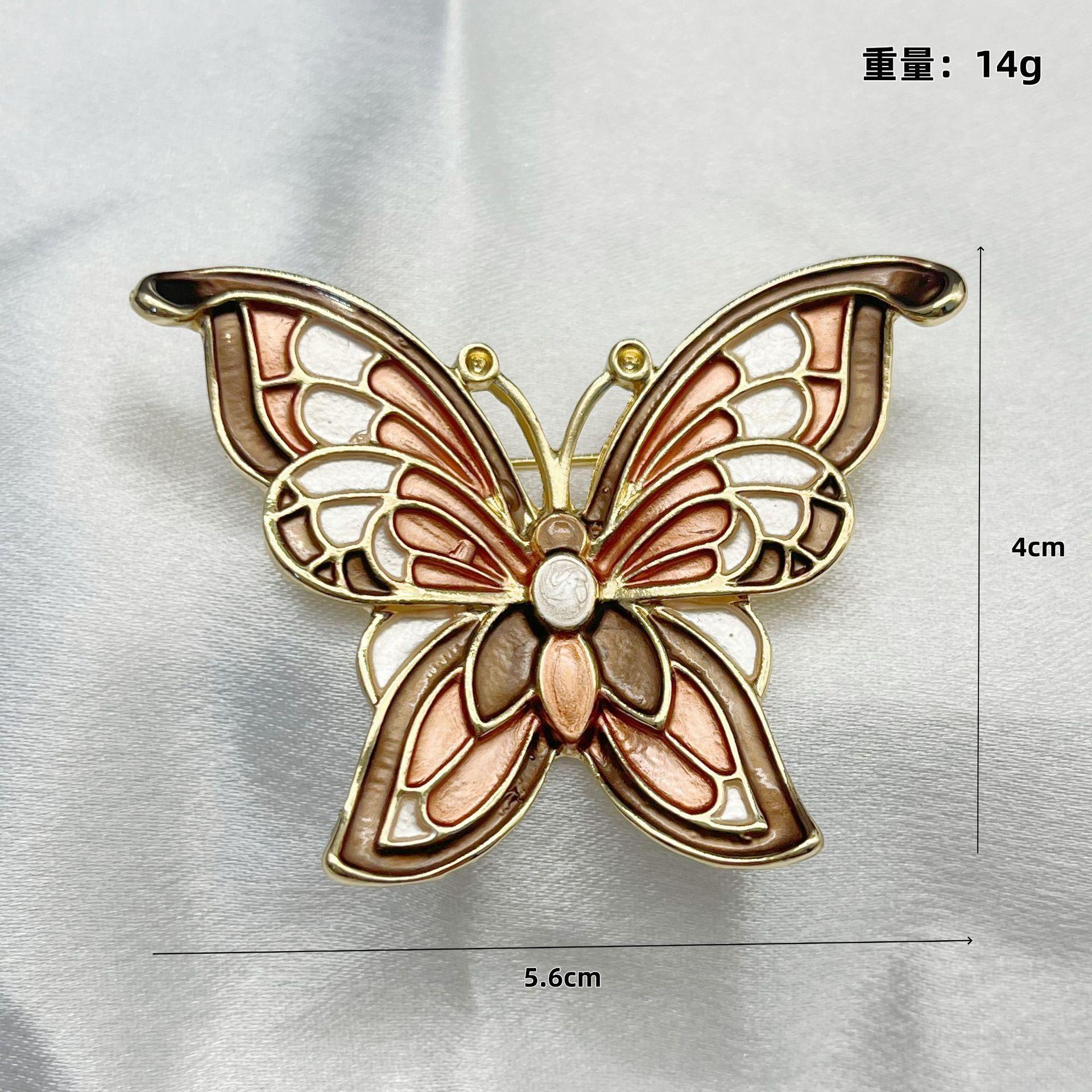 All environmental protection, butterfly dual-purpose brooch, butterfly brooch, retro exquisite clothing accessories exquisite niche