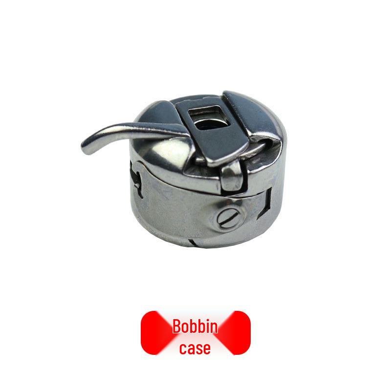 Zestaw części zamiennych do maszyny do szycia w stylu vintage: Płytka ściegowa, bębenek i trzpień napędzane pedałem - Marka Flying Man Butterfly.