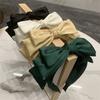 New Fashion Retro Women Headband Wide Side Big Bowknot Hairband Classic Casual Turban Girls Headwear Hair Accessories