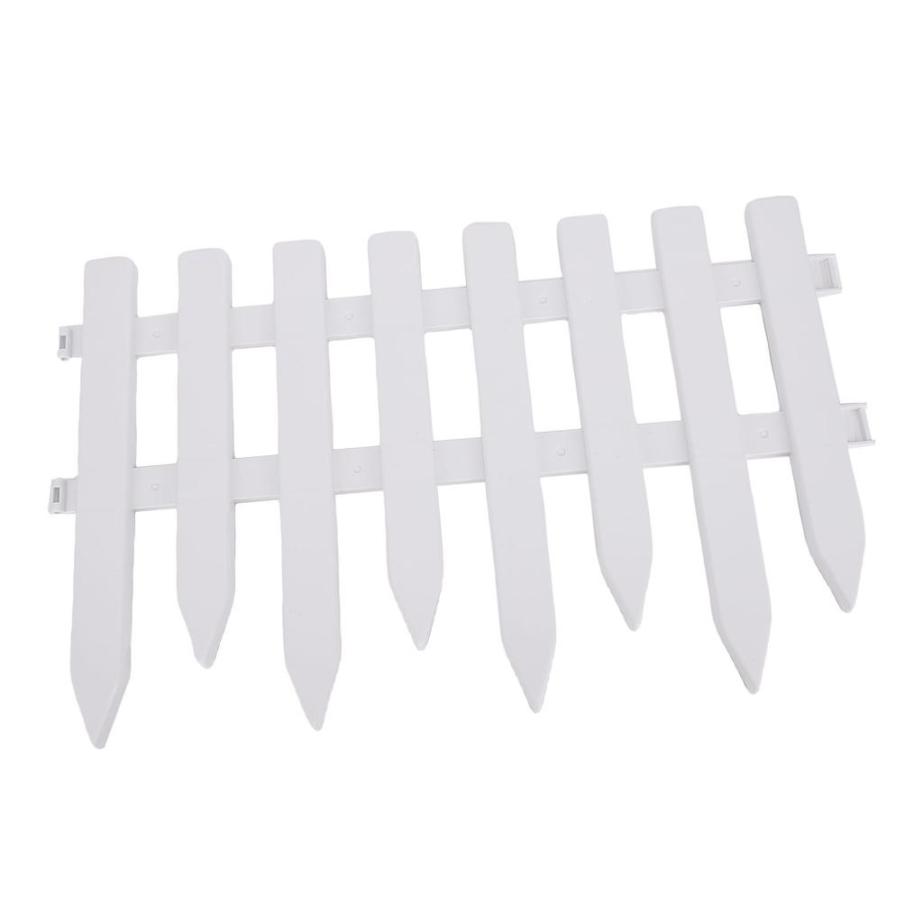 5PCS Decorative Landscape Edging Fence Plastic Garden Edging Border Ornamental Fence Panel for Lawn Flower Beds