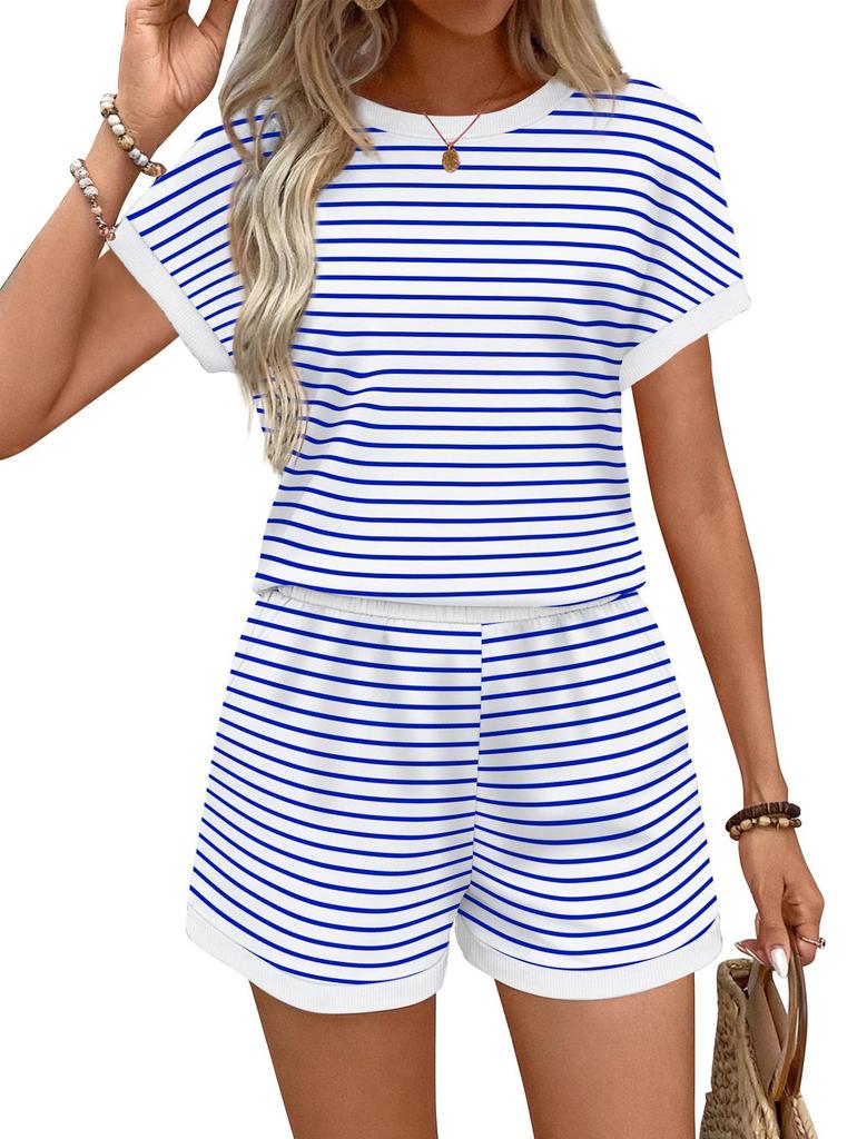 European & American Casual Women's Short Sleeve Shorts Set (2026 Edition)
