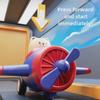 Inertia Pull-Back Airplane Push Toy for Boys and Girls Ages 0-2