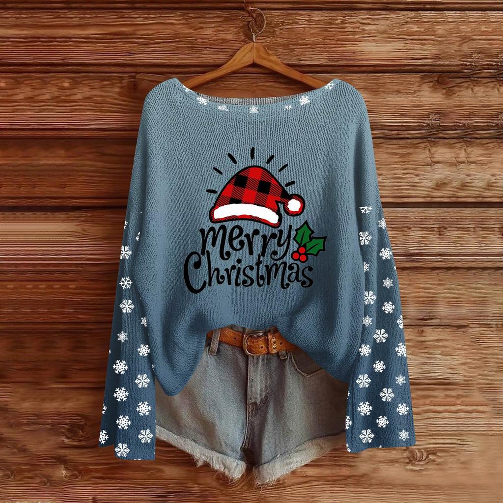 Women's Fashion Long Sleeved Elegant Sweater Top