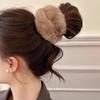 Women Hair Rope Large Size Plush Hair Scrunchies Comfortable Fit No Pulling Warm Hair Band Hair Accessories