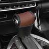 1 Pieza Cuero PU Antideslizante a Prueba de Polvo Protector de Pomo de Palanca de Cambios Universal Cubierta de Palanca de Cambios de Coche Accesorios de Decoración Interior para Palanca de Cambios