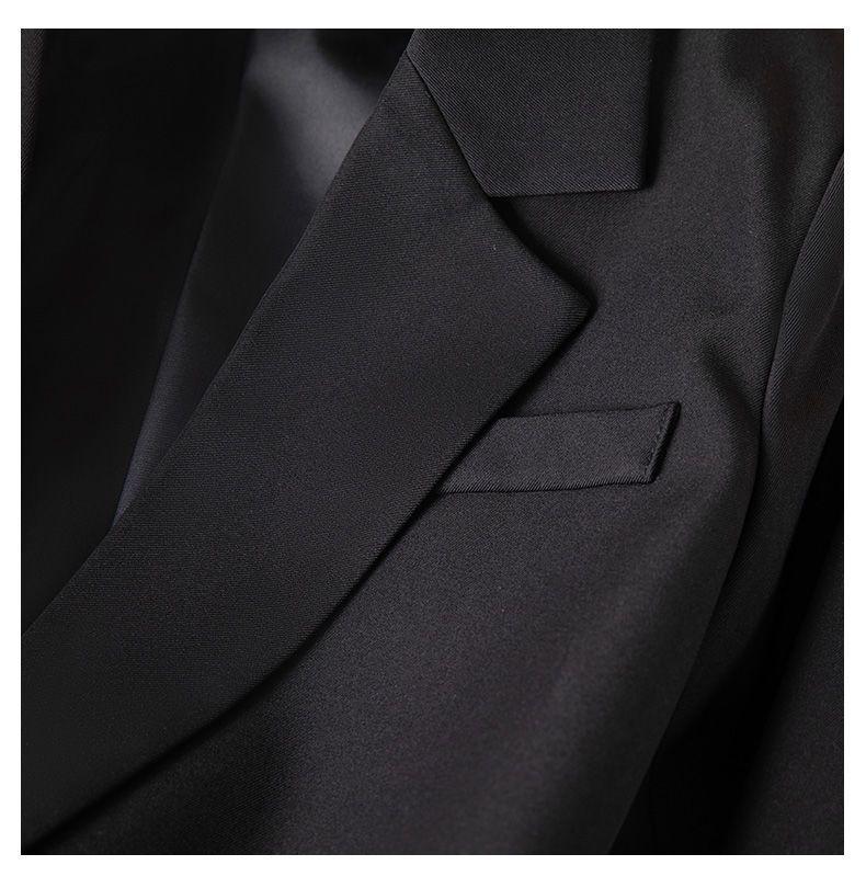 Women's 2025 Autumn Casual Blazer: Professional Spring/Autumn Fashion Design with Back Slit