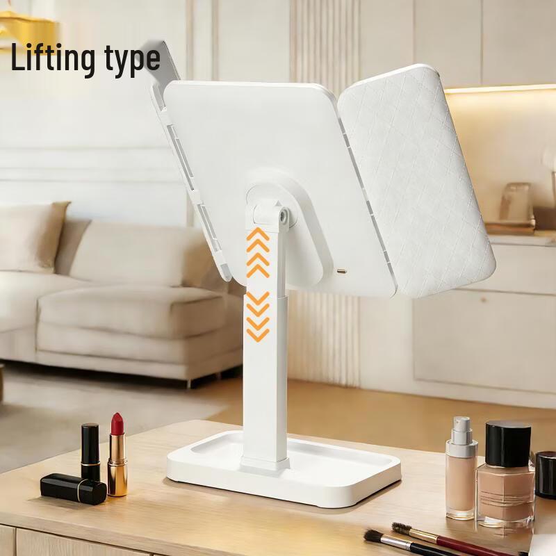 Oeny Folding Makeup Mirror with Storage