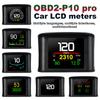 HD P10 P13 OBD2 GPS HUD Car Head Up Display Digital Speedometer Auto On-board Computer With Speed RPM Temperature Voltage Alarm