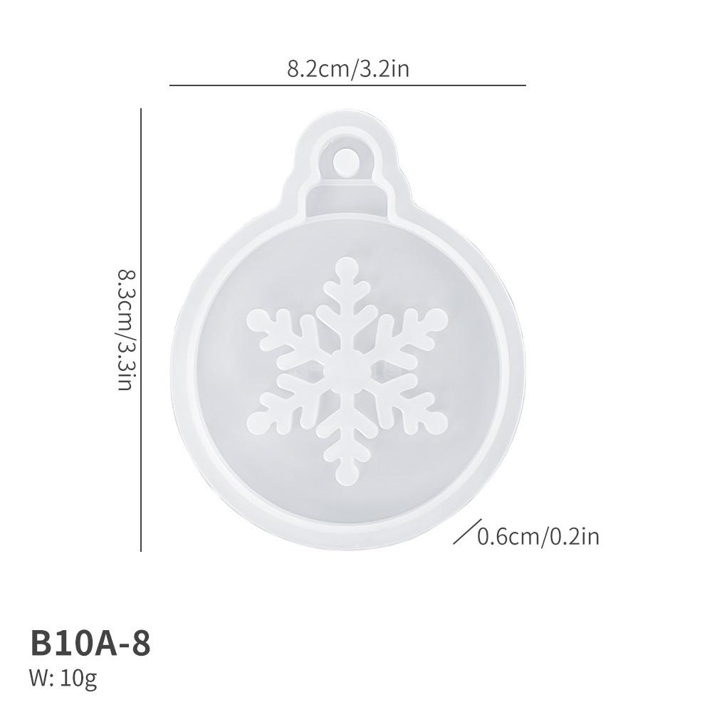 Epoxy Resin Mold Personalized Christmas Tree Hanging Tags Diy Pendant Silicone Mold Multifunctional Resin Crafts Jewelry Mold