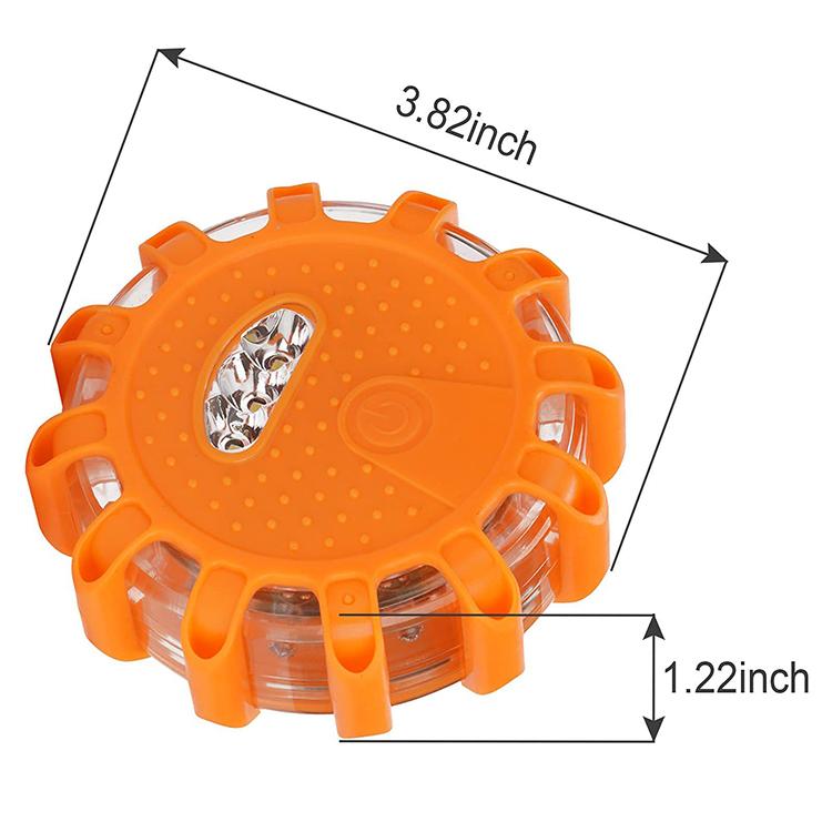 Large Inventory Quick Response Strobe Light With Triple Flash Pattern Magnetic LED Road Flare Warning Beacon Kit
