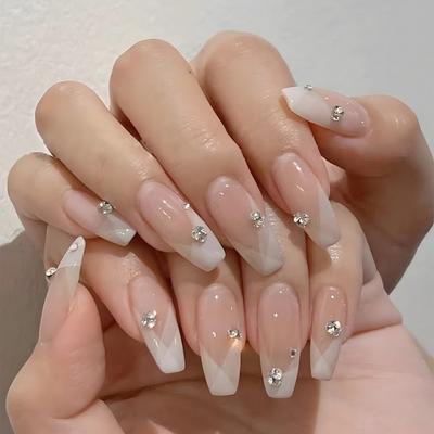 Valentine's Day Ballerina False Nails Press On Nails False Nail Detachable Fake Nails  Women