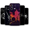 Musical Instrument Drum Case For Redmi Note 13 Pro Plus 9 10 11 12 Pro 9S 10S 11S 12S Cover For Redmi 12 C 10C 13C