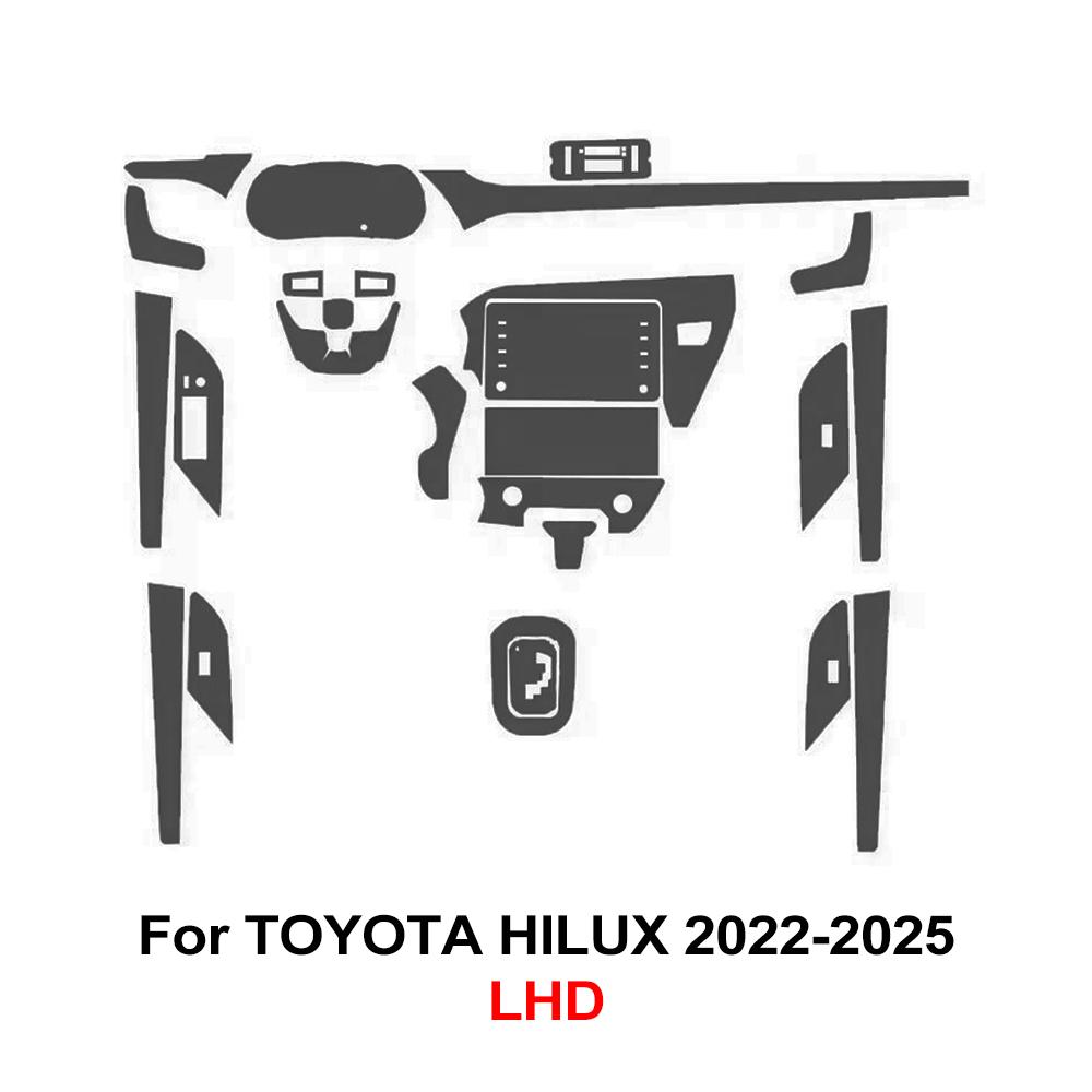 

Car Interior Center Console Navigation Screen Transparent TPU Protect Film For Toyota Hilux 2026 2026 2026 2026 Pre Cut PPF Film