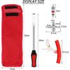 13Pcs Motorcycle Tyre Repair Tool,11.5" Tire Spoon Changer Tools Set With 3 Tire Levers Spoon & 2 Sleeves & 6 Valve Core & Wrench, Tire Tool Kit