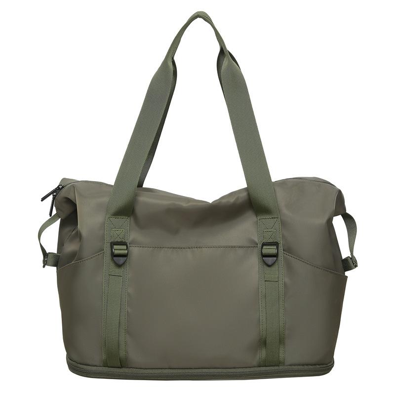 

Take A Yoga Pad Yoga Bag Out. It Has A Large Capacity and Expandable Hand-held Travel Bag with A Handle зелёный